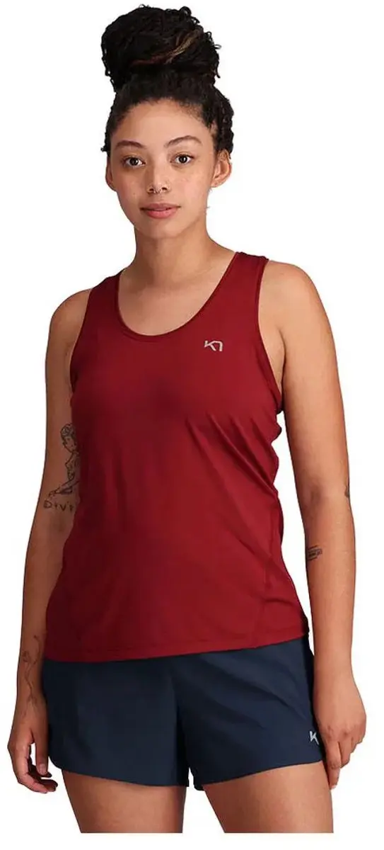 Kari Traa Nora 2.0 Mouwloos T-shirt Rood XS Vrouw