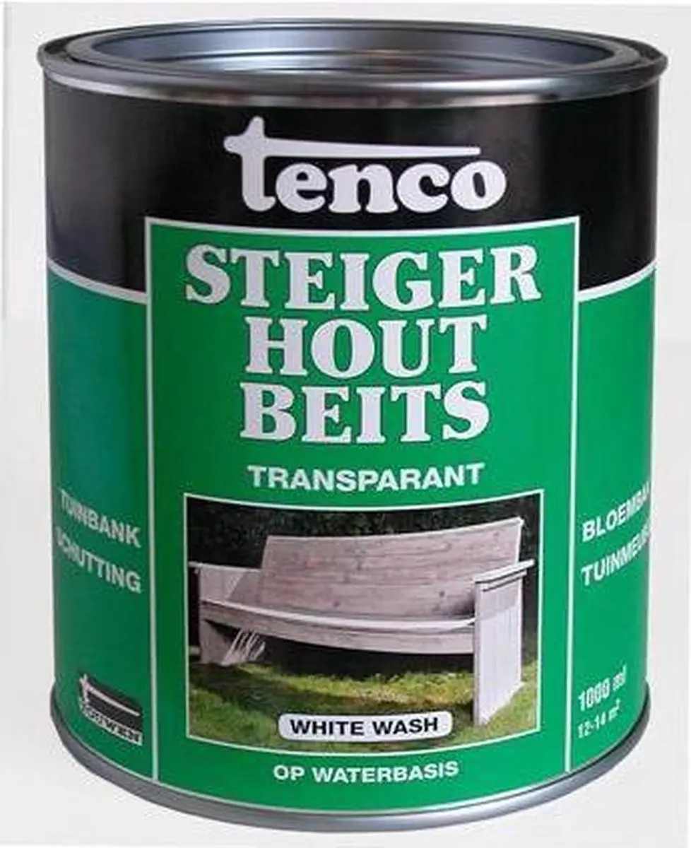 Tenco Steigerhoutbeits White Wash 1L - Meerkleurig - afbeelding 3 van 6
