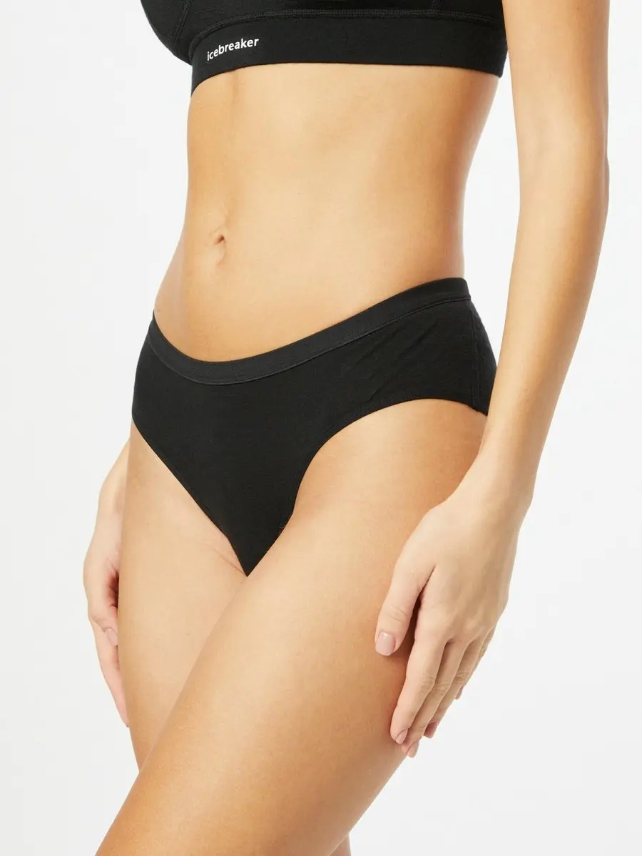 Icebreaker Siren Hipkini Dames - Maat M Zwart