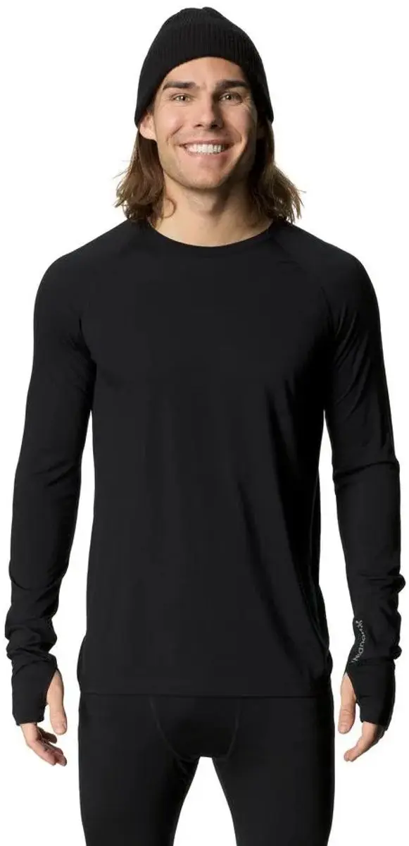 Houdini Desoli Light Crew Lange Mouwen Basislaag Zwart 2XL Man