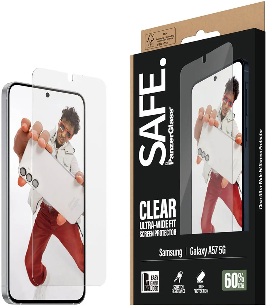 PanzerGlass SAFE Samsung Galaxy A57 5G Hoesje - Ultra-Wide-Fit - afbeelding 6 van 6