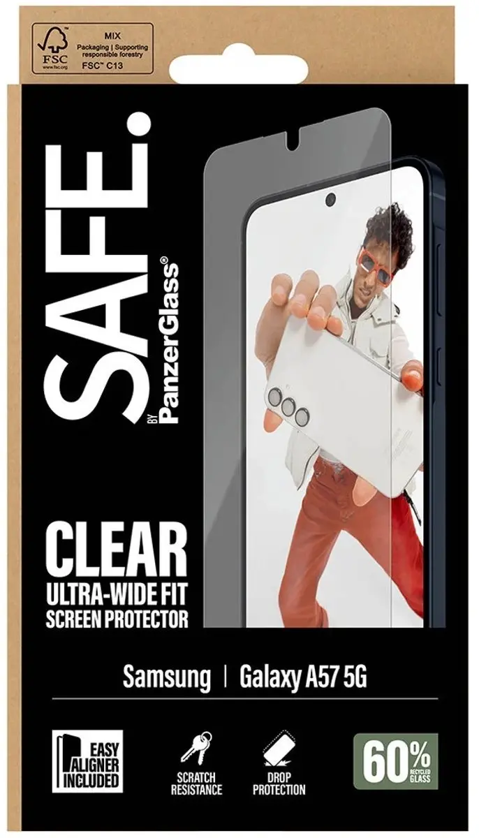 PanzerGlass SAFE Samsung Galaxy A57 5G Hoesje - Ultra-Wide-Fit - afbeelding 5 van 6