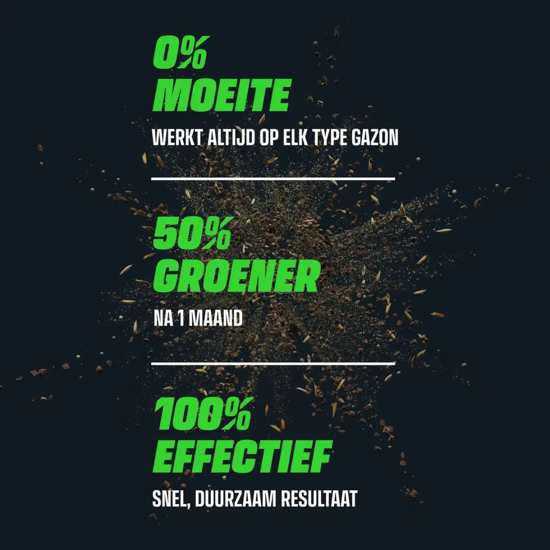 ECOstyle GazonMax 4kg - Gazonmest, Graszaad & Kalk - 80m2 - afbeelding 3 van 6