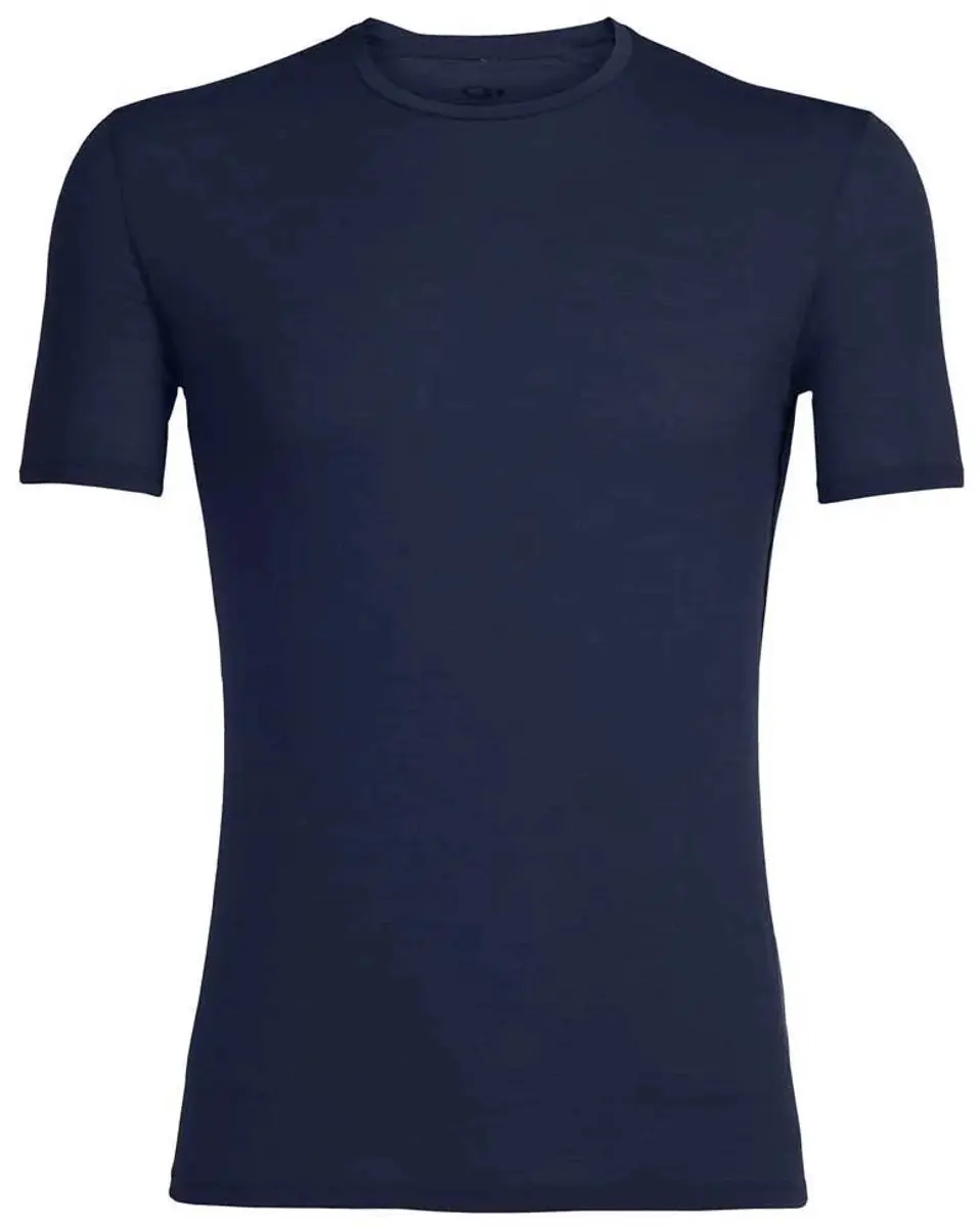 Icebreaker Anatomica SS Crewe Thermoshirt Heren - M - Midnight Navy