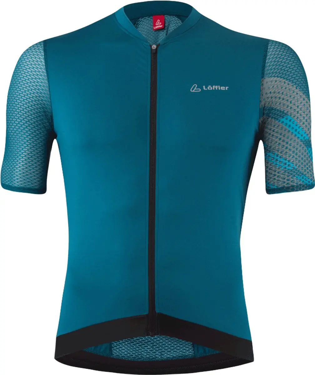 Maillot de ciclismo de manga corta FZ Pow Air Dark Petrol para hombre