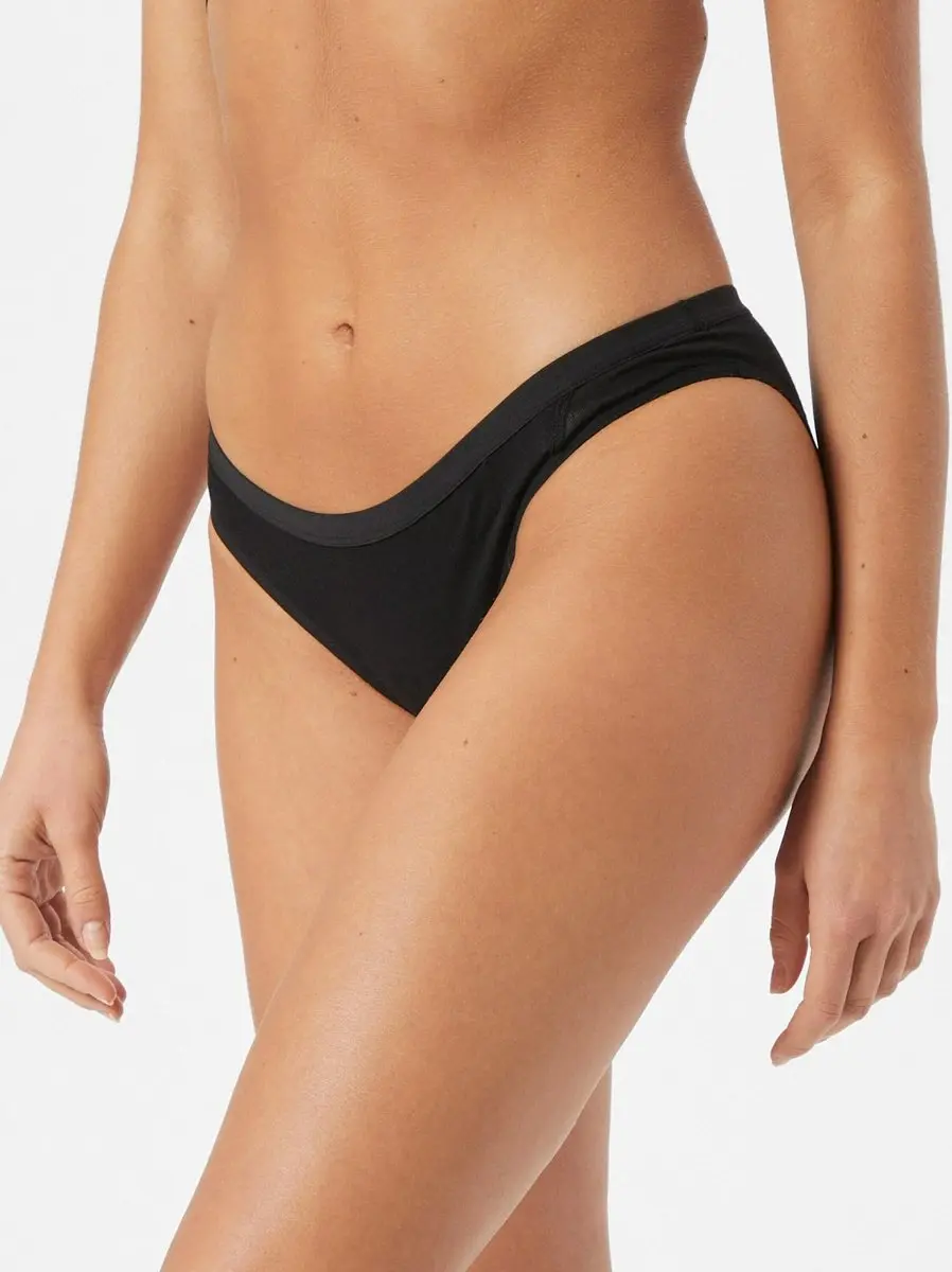 Icebreaker Siren Bikini Slip Dames - Maat L - Zwart