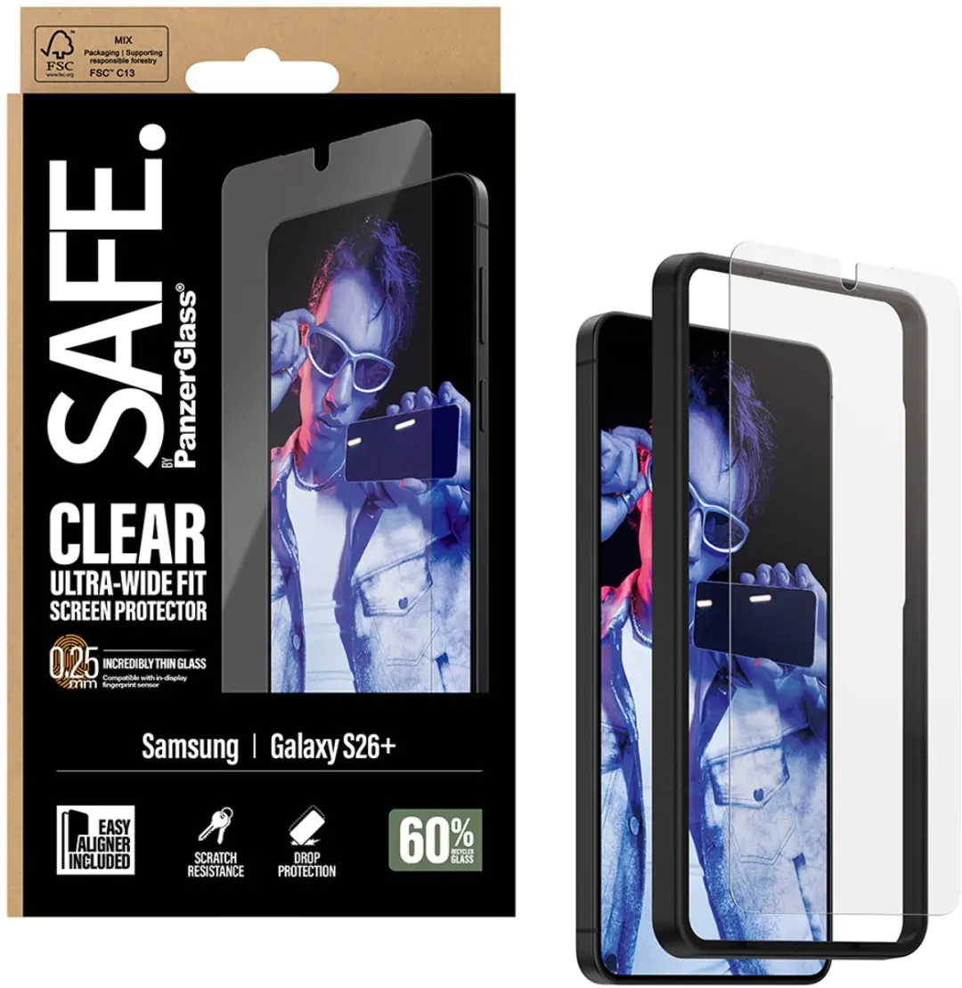 PanzerGlass SAFE SA70947 Screenprotector - Samsung Galaxy S26 Plus - afbeelding 4 van 6