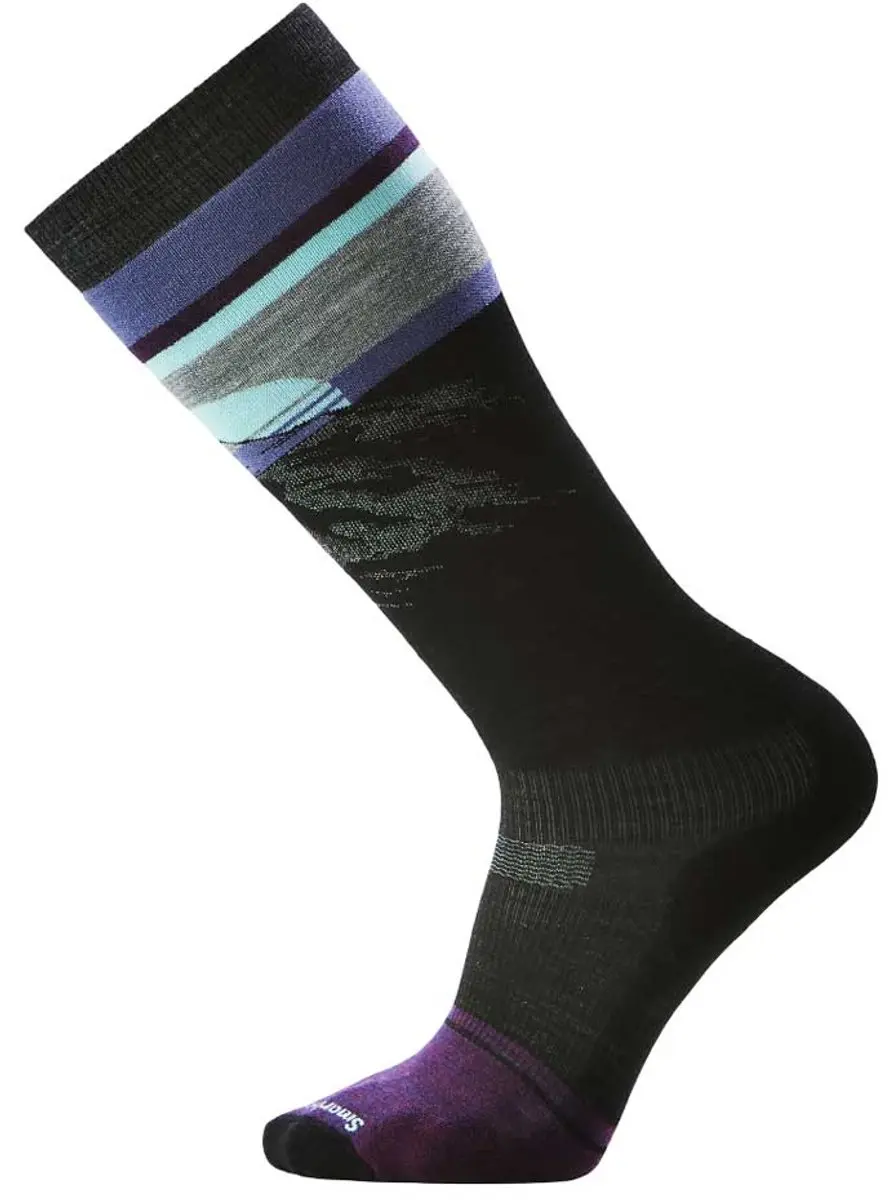Smartwool Snowboard Targeted Cushion Mountain Sunrise Sokken Zwart EU 42-45