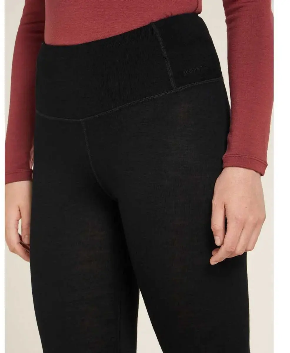 Icebreaker 260 Tech High Rise Legging L - Zwart