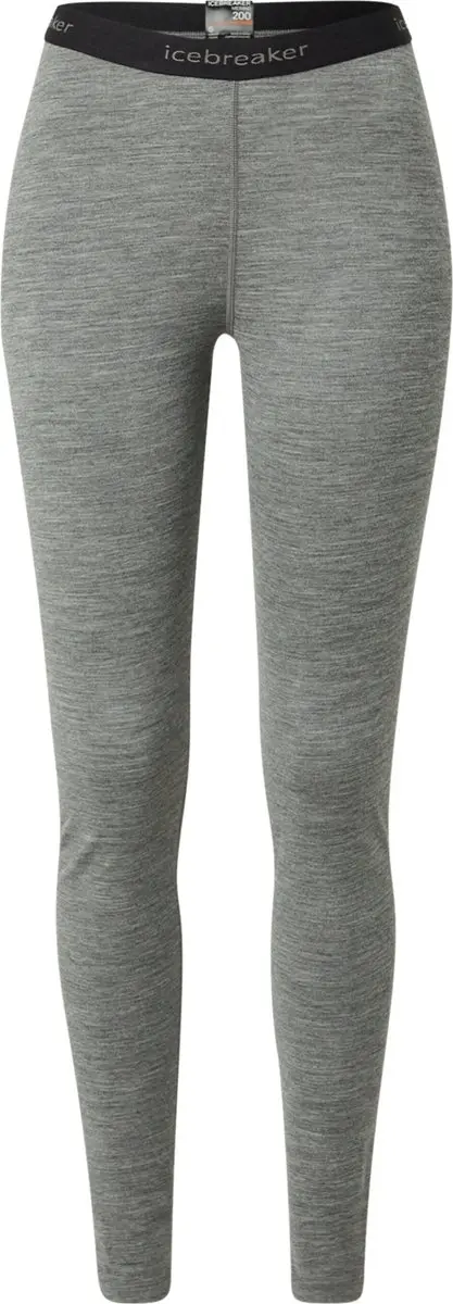 Icebreaker 200 Oasis Leggings Dames, grijs Maat S