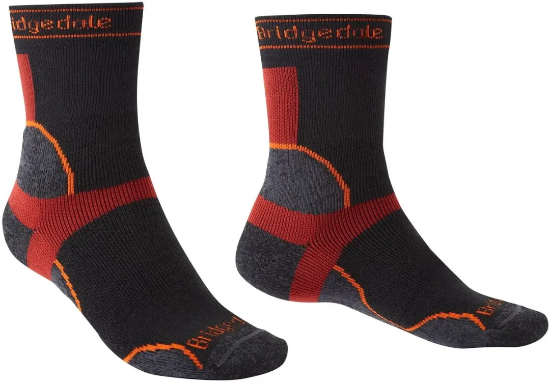 Bridgedale Men's Trail Run Midweight T2 Merino Sport Crew