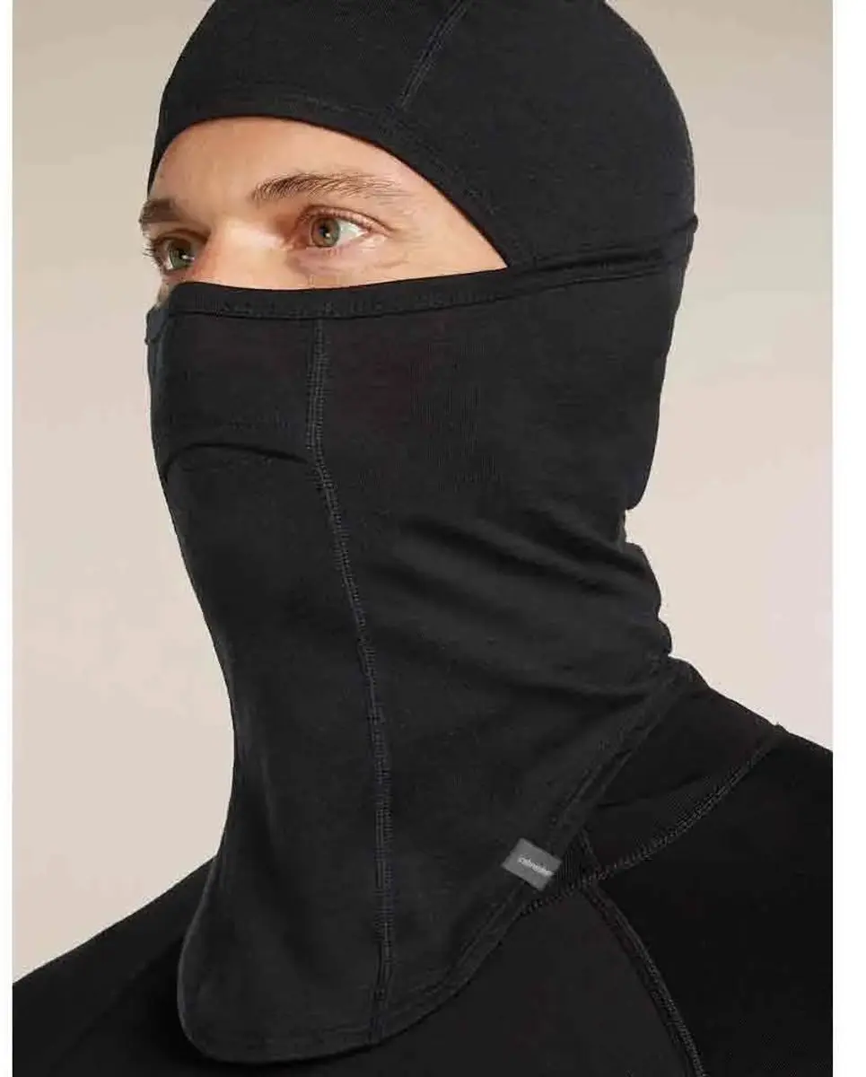 Icebreaker Oasis Balaclava - One Size - Zwart