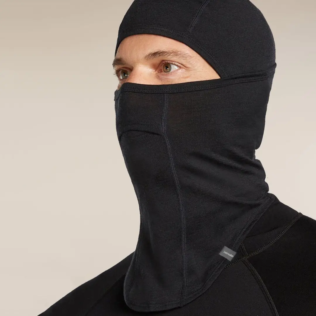 Icebreaker Oasis Balaclava - One Size - Zwart