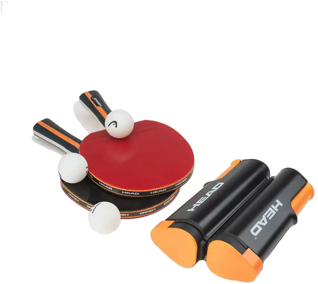 Head Rollnet Spin Set: Tafeltennisbatjes, Net & Ballen