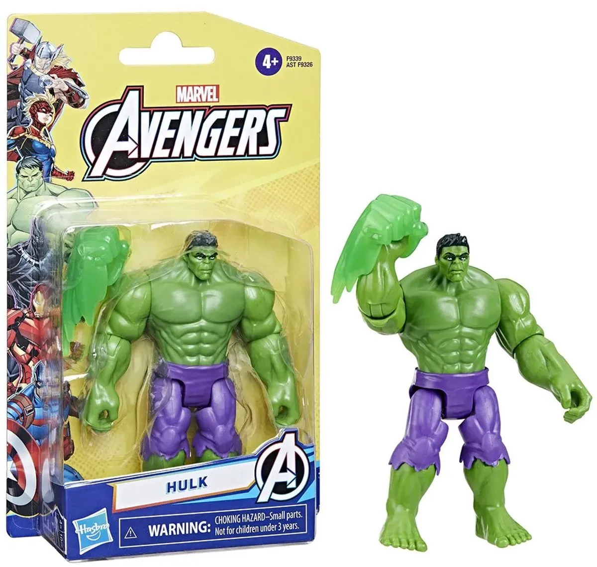 Spider-Man Avengers Epic Hero Series Hulk Action Figuur 10cm
