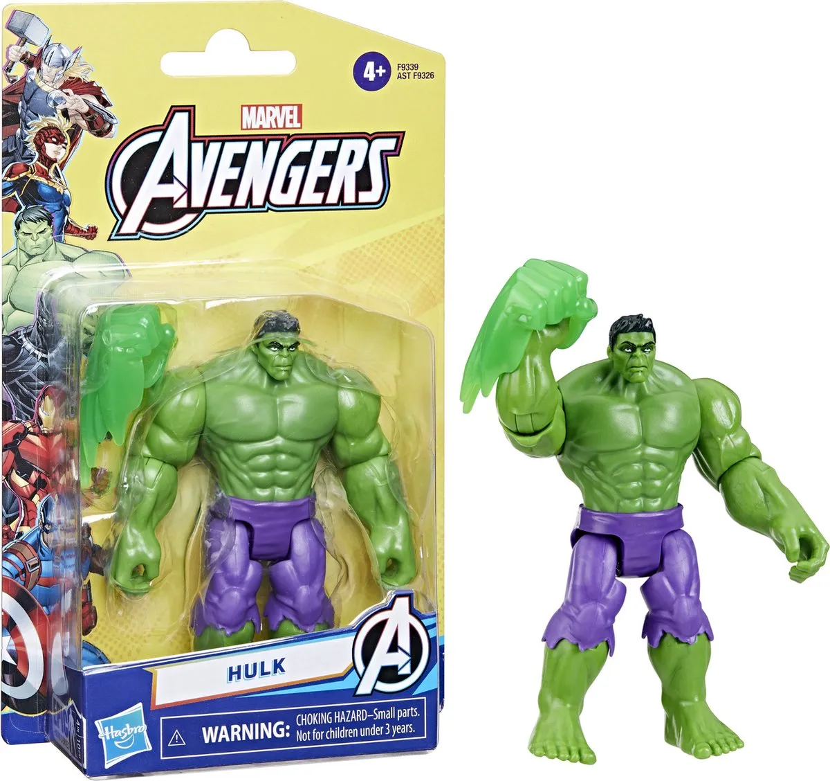 Spider-Man Avengers Epic Hero Series Hulk Action Figuur 10cm
