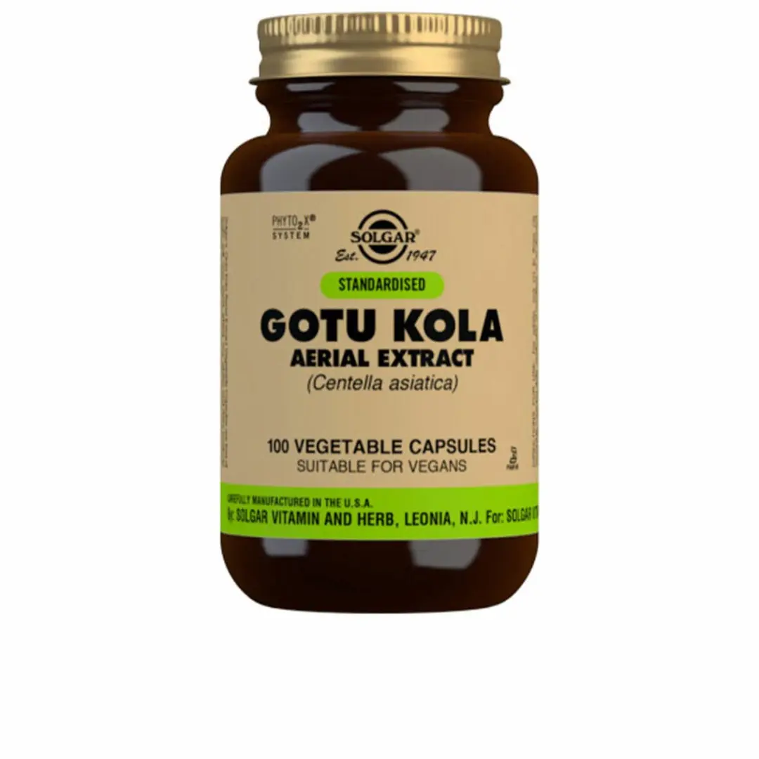 Solgar Gotu Kola Aerial Extract 100 Stuks - afbeelding 2 van 2