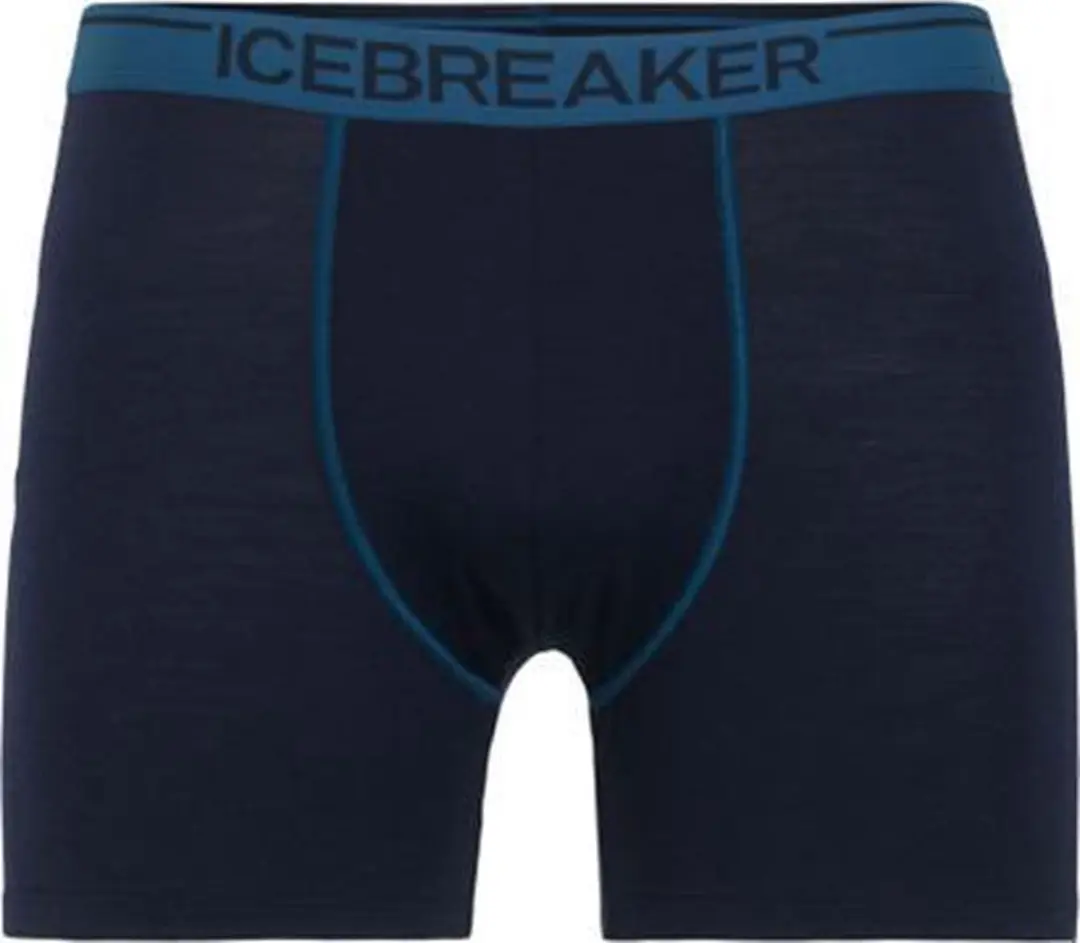 Icebreaker Anatomica Zwemboxers Heren - S - Grijs