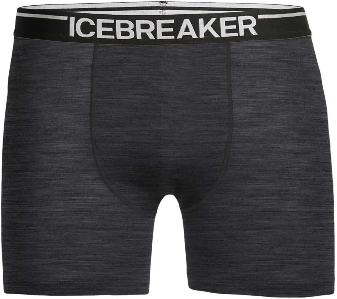 Icebreaker Anatomica Zwemboxers Heren - S - Grijs