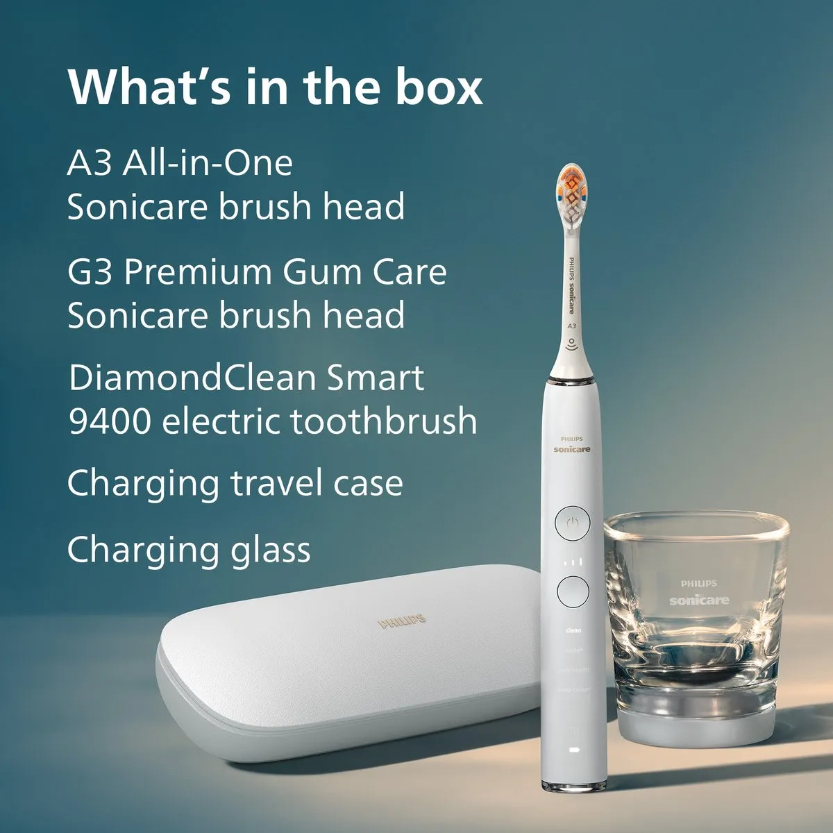 Philips Sonicare DiamondClean Smart HX9917/88 Elektrische Tandenborstel - Wit - afbeelding 6 van 6
