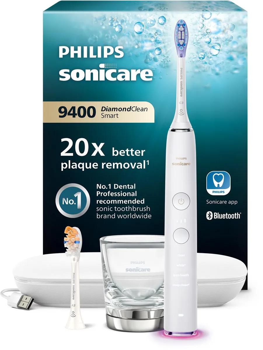 Philips Sonicare DiamondClean Smart HX9917/88 Elektrische Tandenborstel - Wit