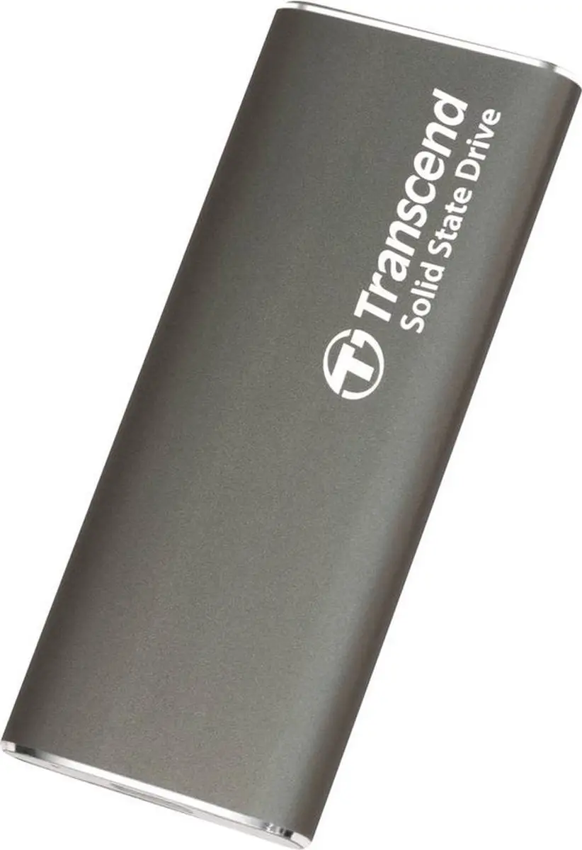 Transcend ESD265C SSD 2TB - Extern USB-C - IJzergrijs - afbeelding 2 van 3