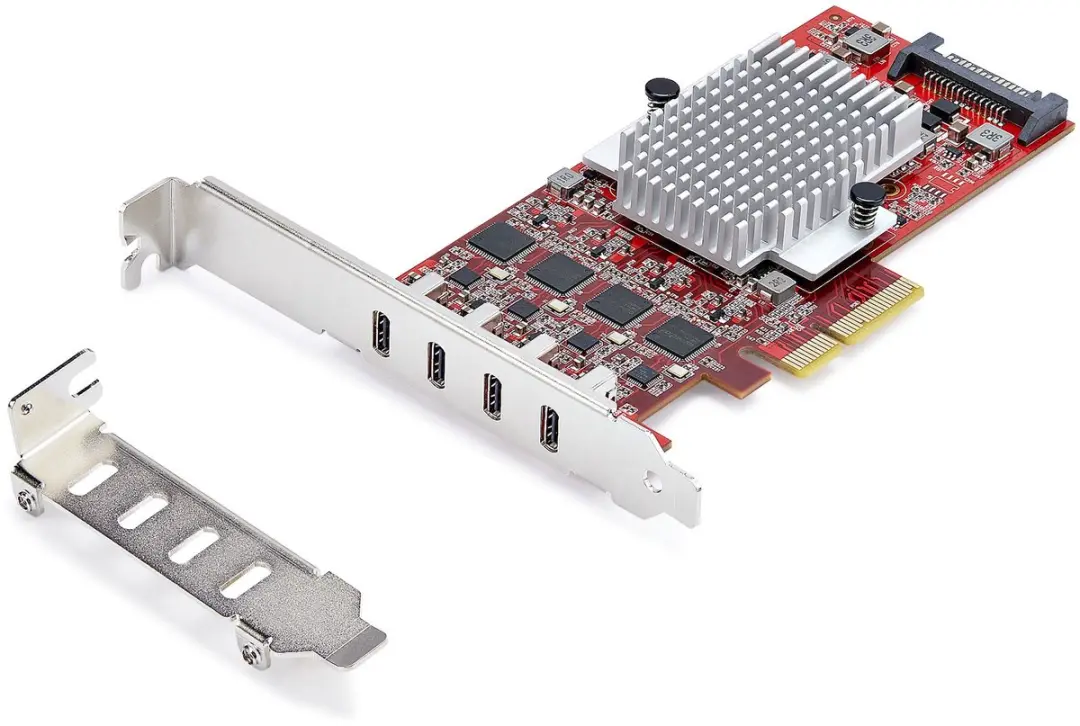 StarTech.com 4-Port USB-C PCIe Kaart, USB 3.2 10Gbps, USB Type-C PCI Express Uit