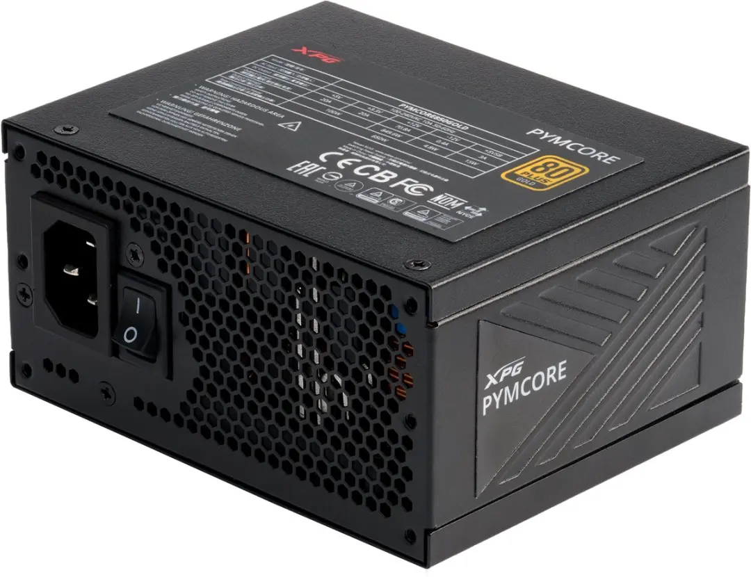 XPG PYMCORE 850w SFX GOLD power supply unit 24-pin ATX ATX Zwart