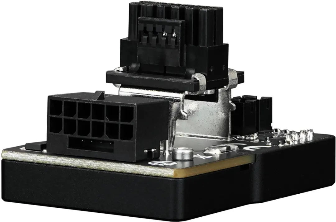 Thermal Grizzly WireView GPU Pro TG-WV-90-P-H1R Adapter 12VHPWR 90° - OLED - Aluminium - Zwart