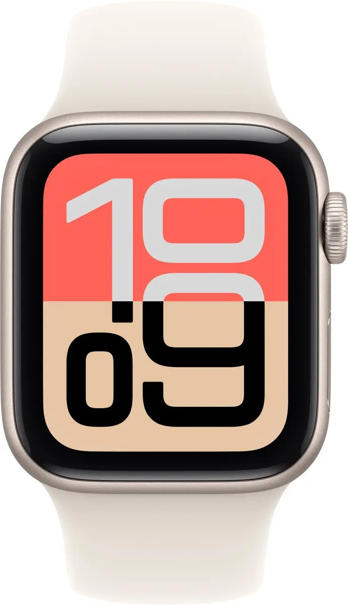 Apple Watch SE 3 MEH54MP/A - 40mm - Starlight - afbeelding 3 van 4