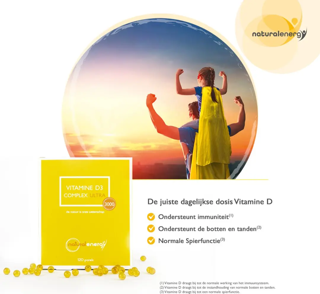 Natural Energy Vitamine D Complex Ultra 120 Parels