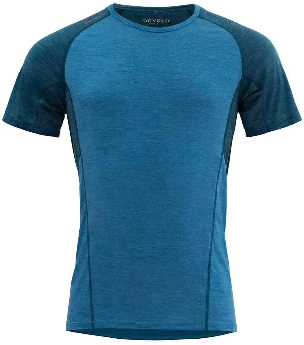 Devold Of Norway Running Merino 130 T-shirt Met Korte Mouwen Blauw 2XL Man