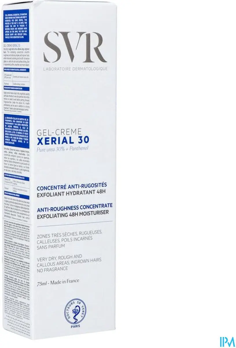 SVR Xerial Hydraterende Exfoliërende Gezichtsgel 75ml