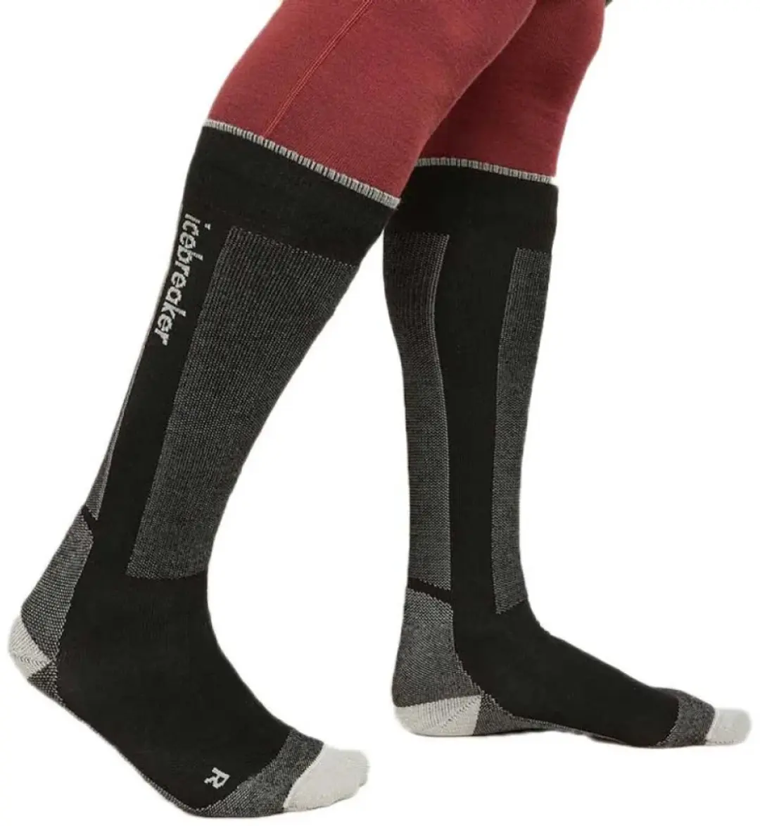 Icebreaker Merino Ski+ Light Sokken - Zwart - EU 42-44