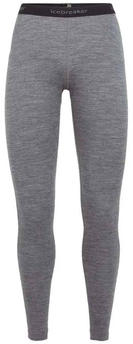 Icebreaker 200 Oasis Leggings Dames - Maat L - Grijs