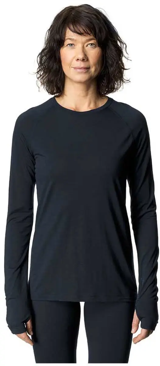 Houdini Desoli Light Crew Lange Mouwen Basislaag Blauw M Vrouw