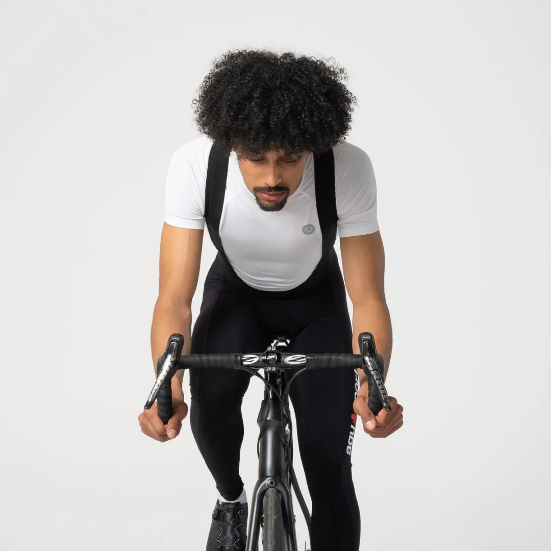 AGU Comfort Plus Bibtight Heren Fietsbroek Ruby Red - Winddicht Waterafstotend XXL - afbeelding 3 van 6