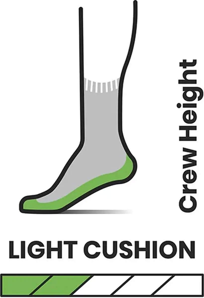 Smartwool Hike Classic Edition Light Cushion - Lichtgrijs 42/45 - afbeelding 3 van 5