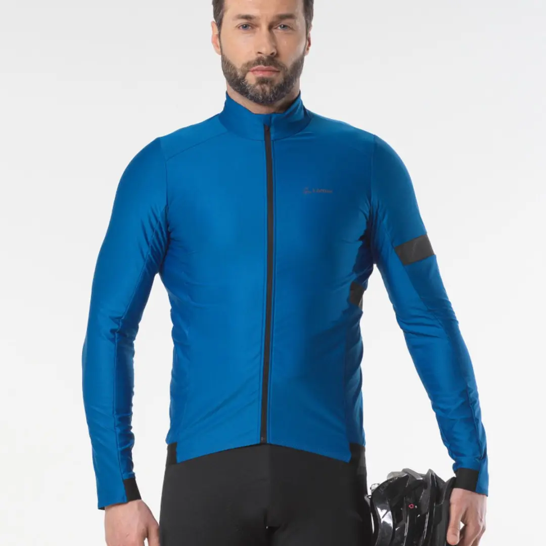 Maillot ciclismo manga larga Loeffler M Bike L/S Capitano Marin