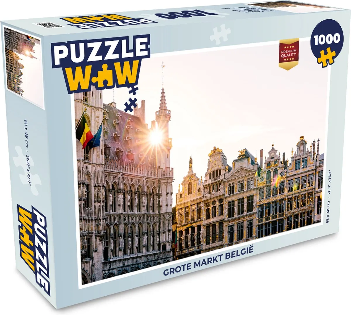 PuzzleWow Legpuzzel 1000 Stuks - Multicolor