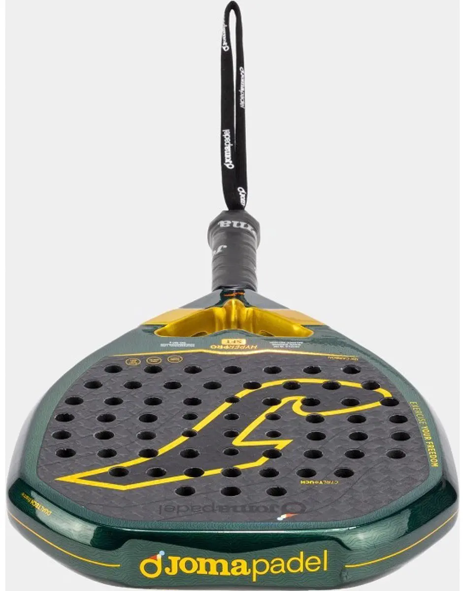 Joma Hyper Pro Soft Padelracket L2 - Zwart/Groen - afbeelding 2 van 6