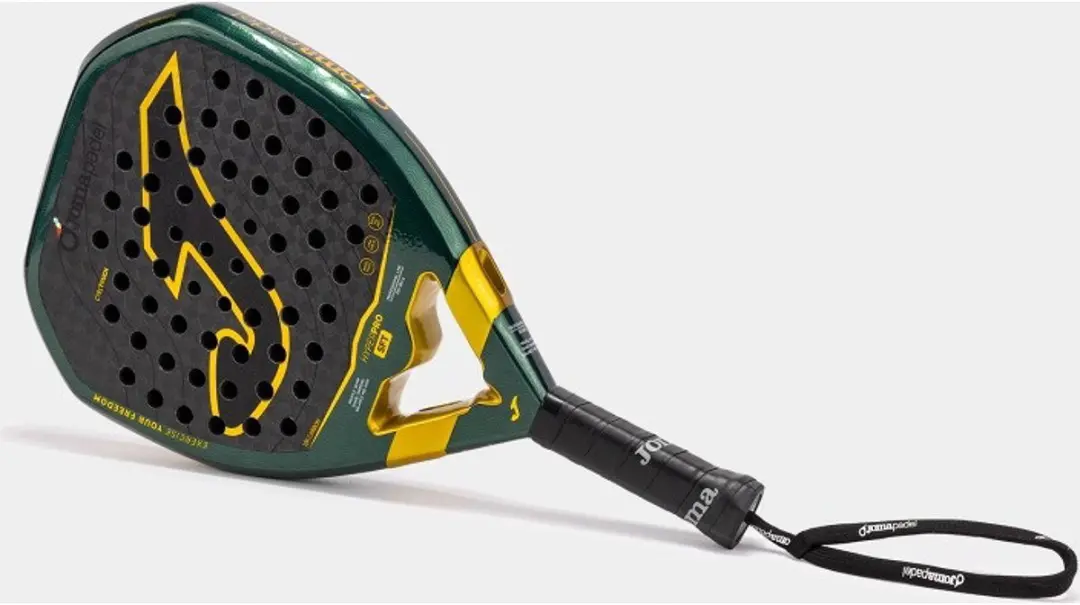 Joma Hyper Pro Soft Padelracket L2 - Zwart/Groen - afbeelding 5 van 6