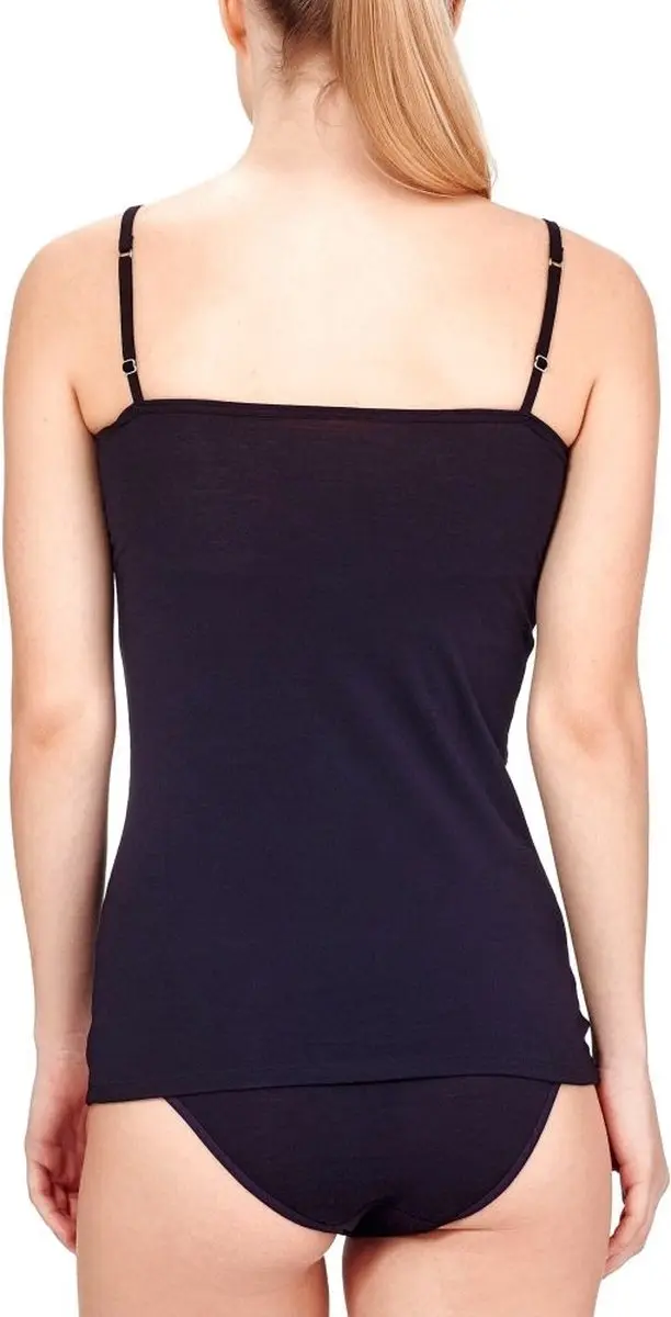 Icebreaker Siren Cami Top - Zwart - Maat XL