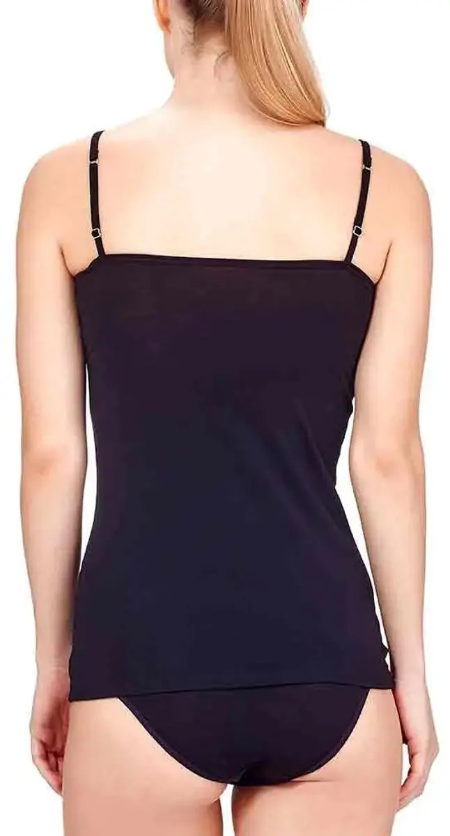 Icebreaker Siren Cami Top - Zwart - Maat XL