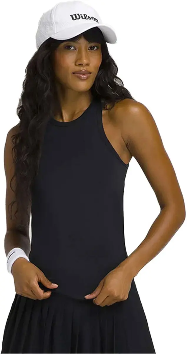 Wilson Fieldhouse Tank Mouwloos T-shirt Zwart S Vrouw