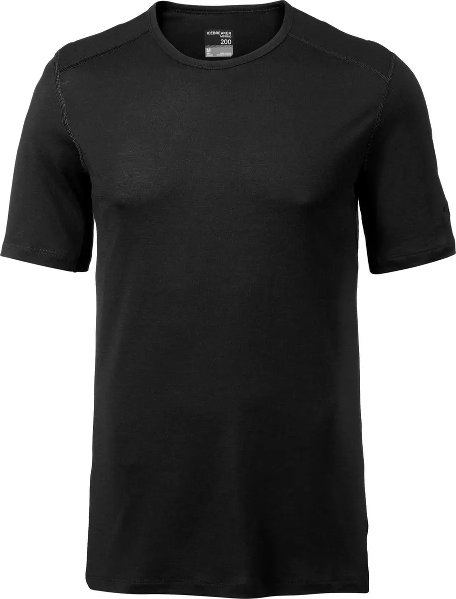 Icebreaker BF 200 Oasis SS Crewe Heren Thermoshirt