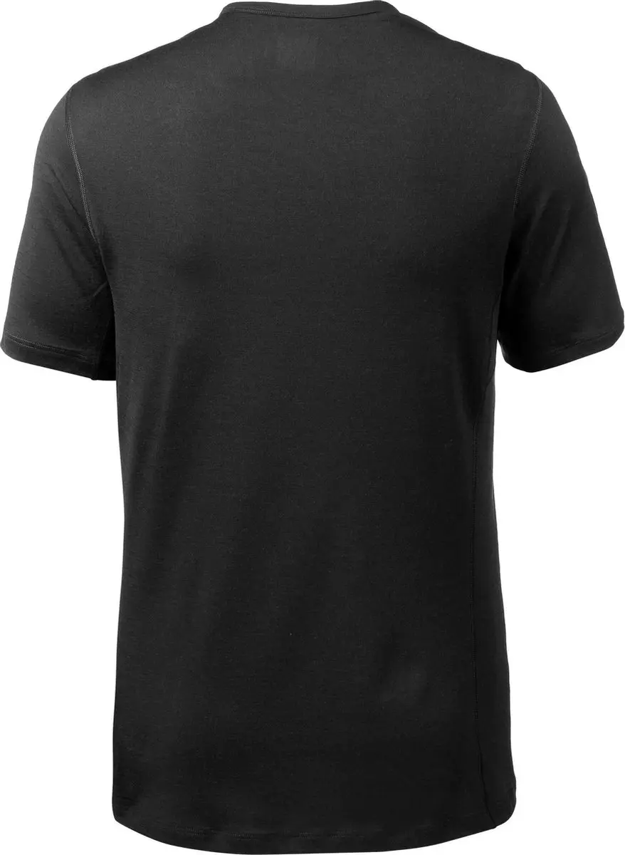 Icebreaker BF 200 Oasis SS Crewe Heren Thermoshirt - Zwart