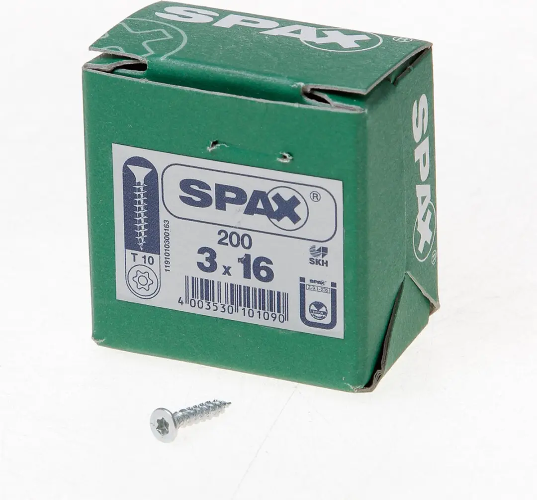 Spax WIROX Torx 10 Platkop Schroeven 3x16mm
