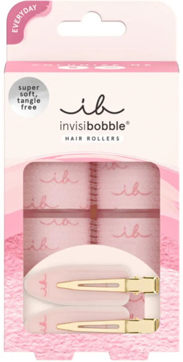 Invisibobble Haarrollers Volumize Me - 6 Stuks Roze