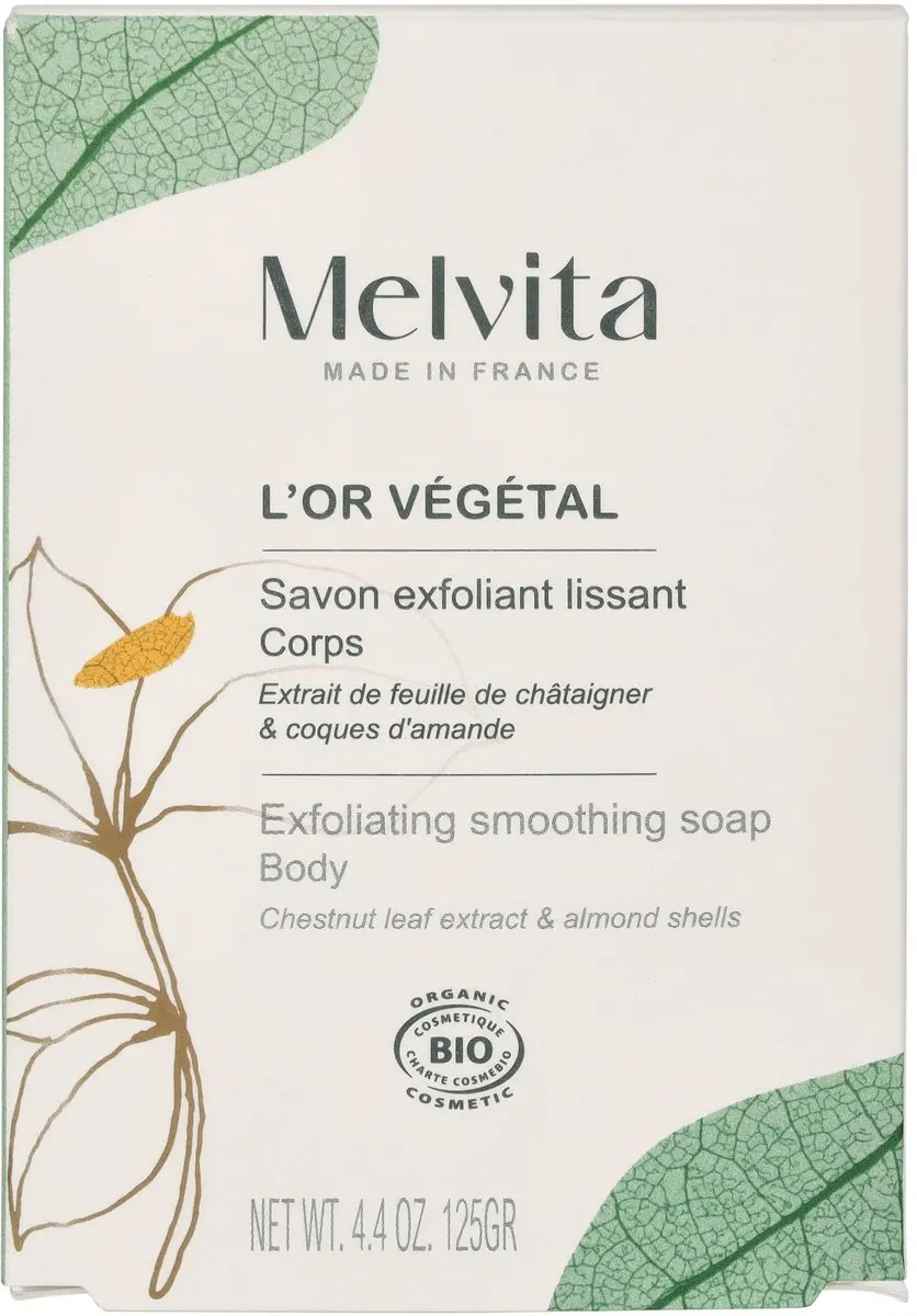 Melvita L'Or Végétal Exfoliërende Bodyzeep 125ml
